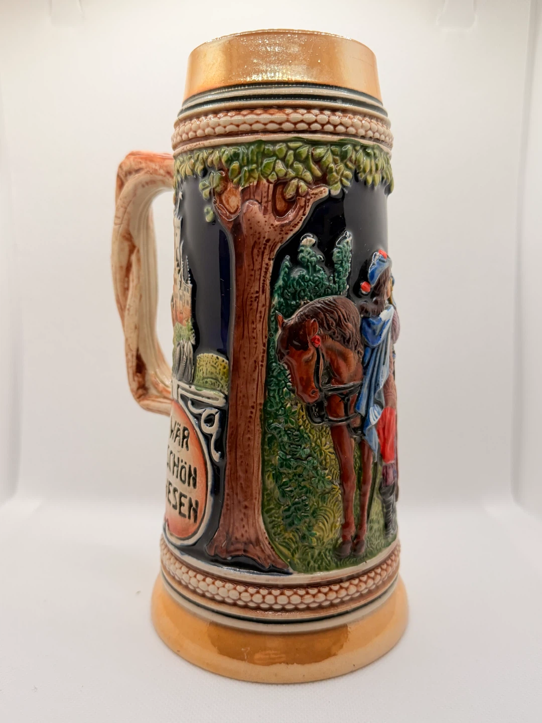 Western Germany Beer Stein (without a pewter lid) - photo 2