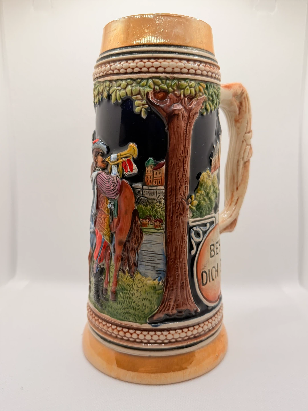 Western Germany Beer Stein (without a pewter lid) - photo 4