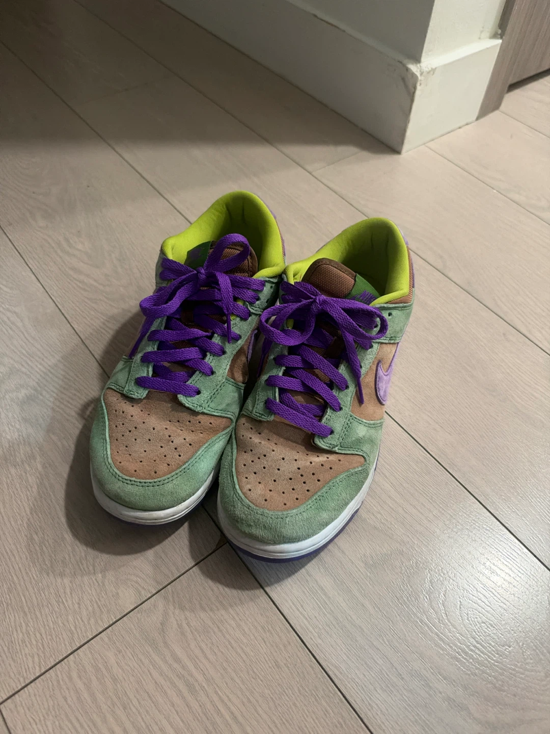 Nike Dunk Low Purple/Green Sneakers