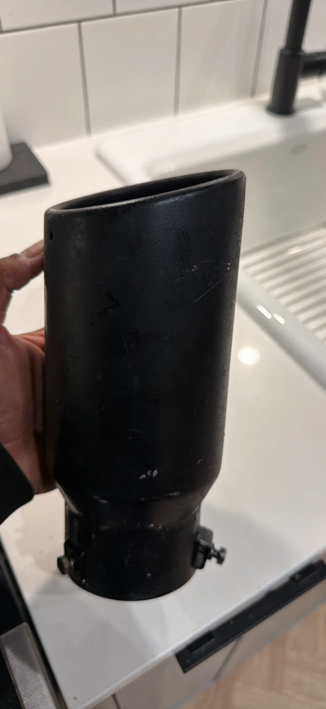 Matte Black Exhaust Tip