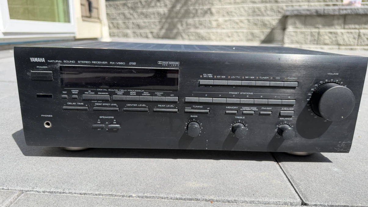 Yamaha RX-V660 Stereo Receiver and Yiden Speaker Set