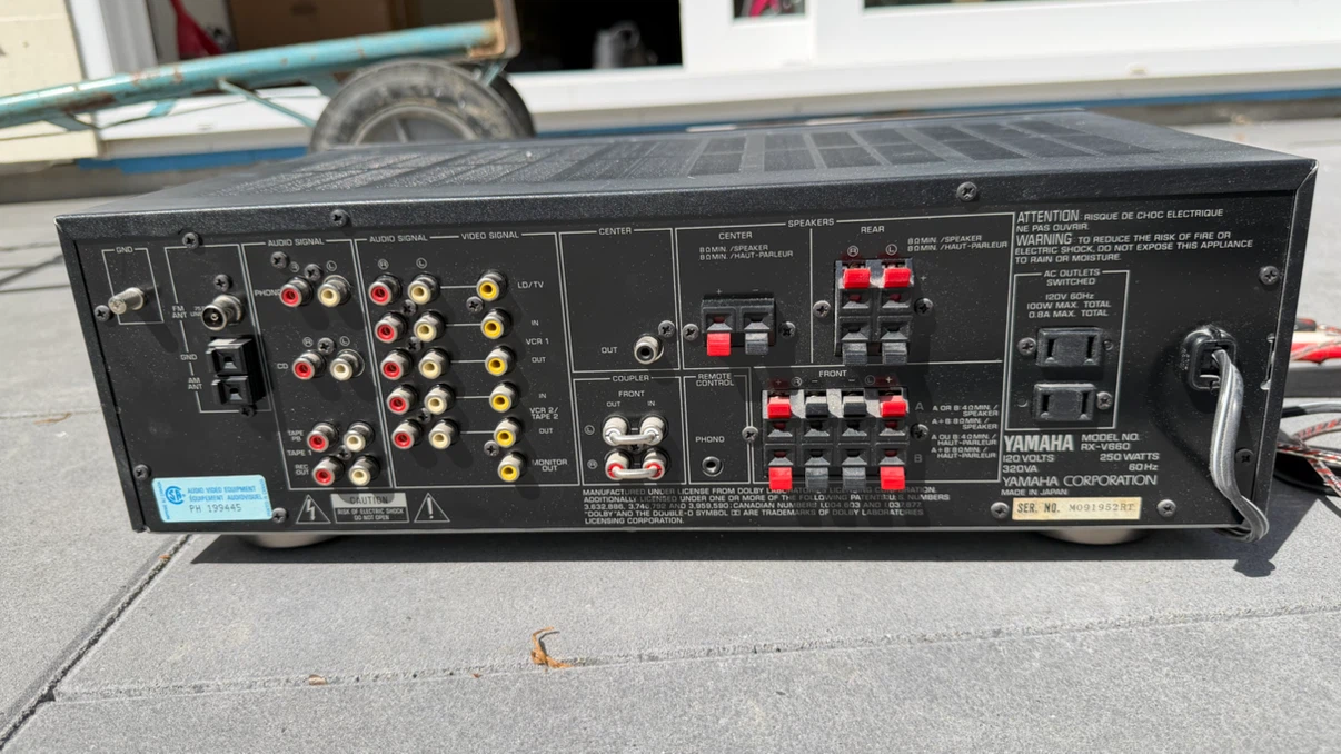 Yamaha RX-V660 Stereo Receiver and Yiden Speaker Set - photo 2