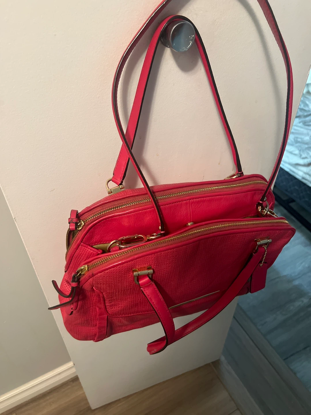 Hot Pink Coach Handbag