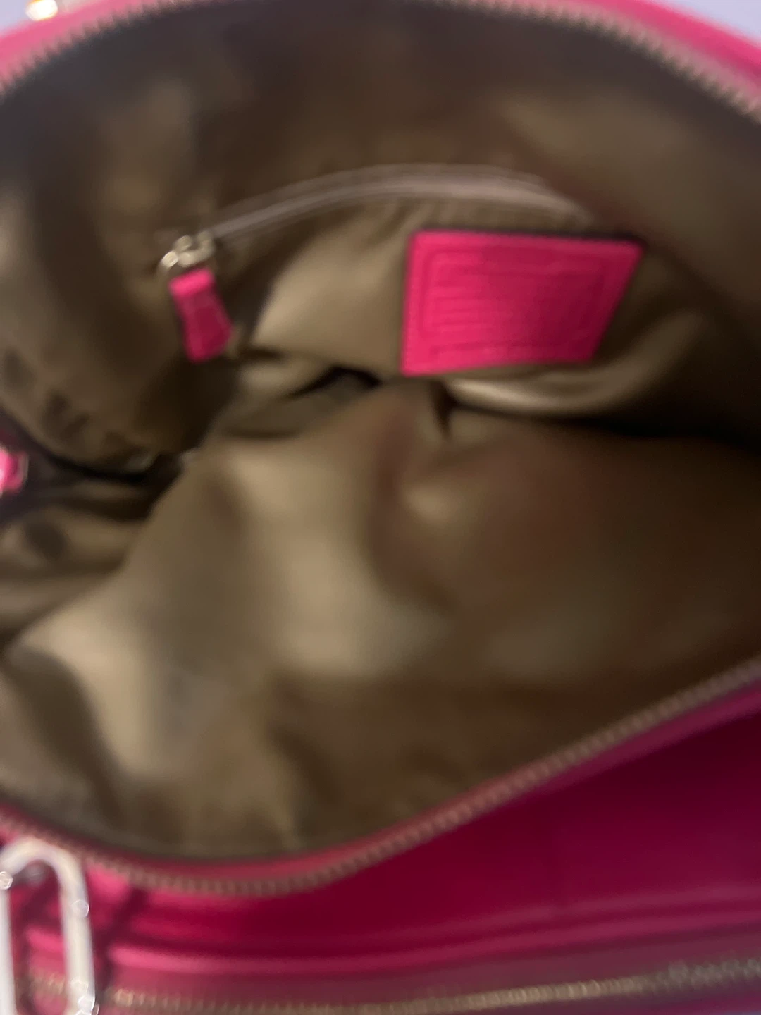 Hot Pink Coach Handbag - photo 2