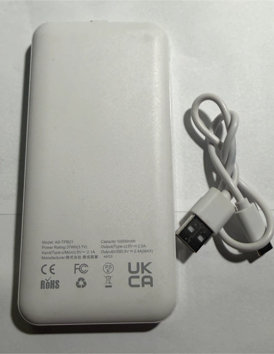 Miady 10000mAh Power Bank Model AS-TPB21 - photo 2
