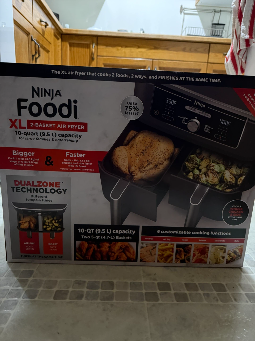 Ninja Foodi Air Fryer, XL, 6-in-1 - photo 3