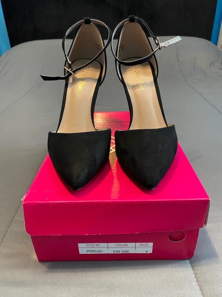 Dream Pairs 4 Inch Black Heels