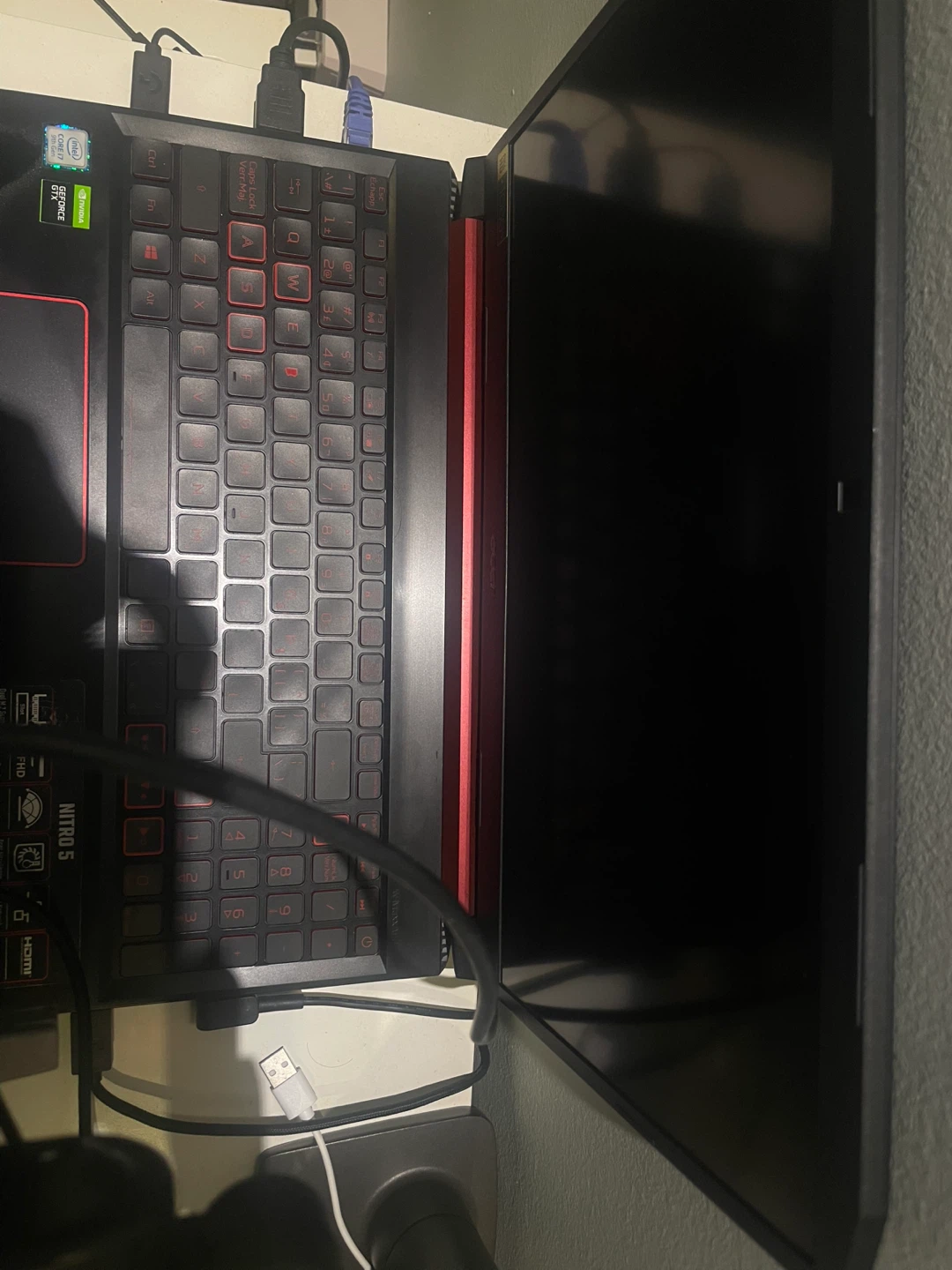 Acer nitro 5 gaming laptop with full lg monitor and gaming set - photo 2