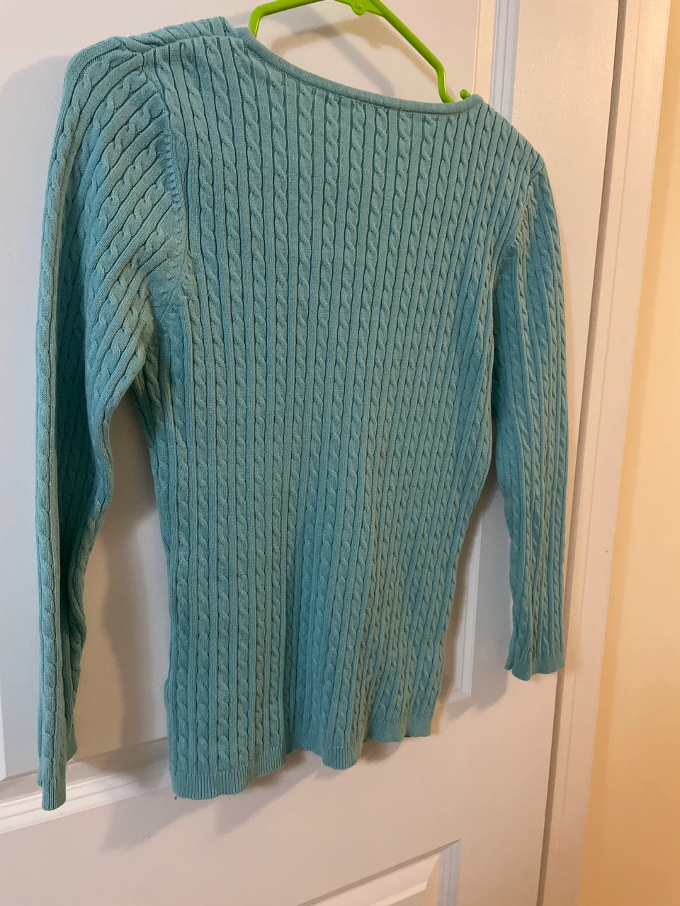 Reitmans light blue cable knit sweater - photo 3