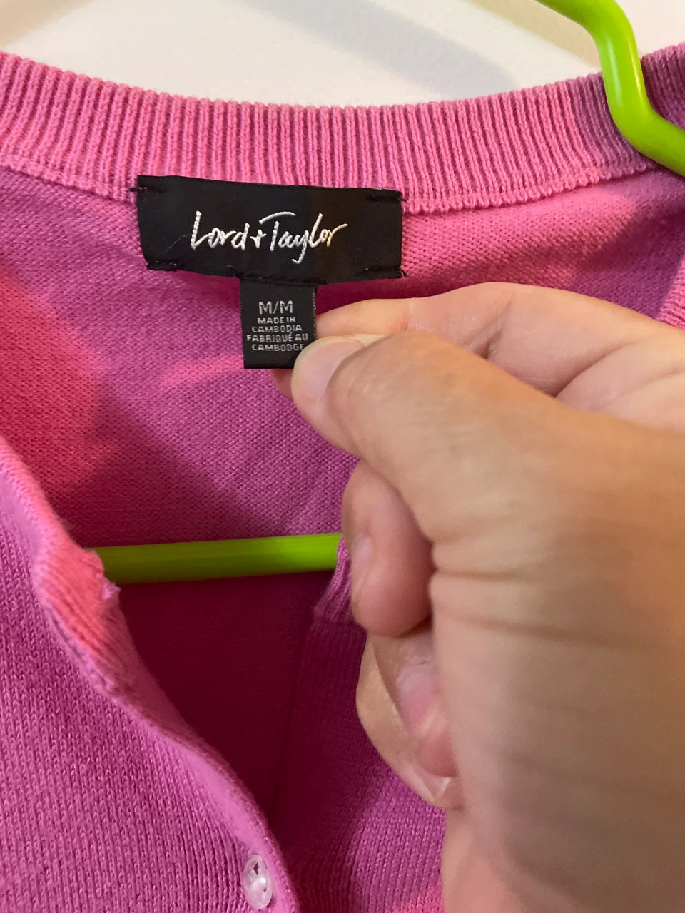Lord & Taylor Pink Cardigan - photo 2