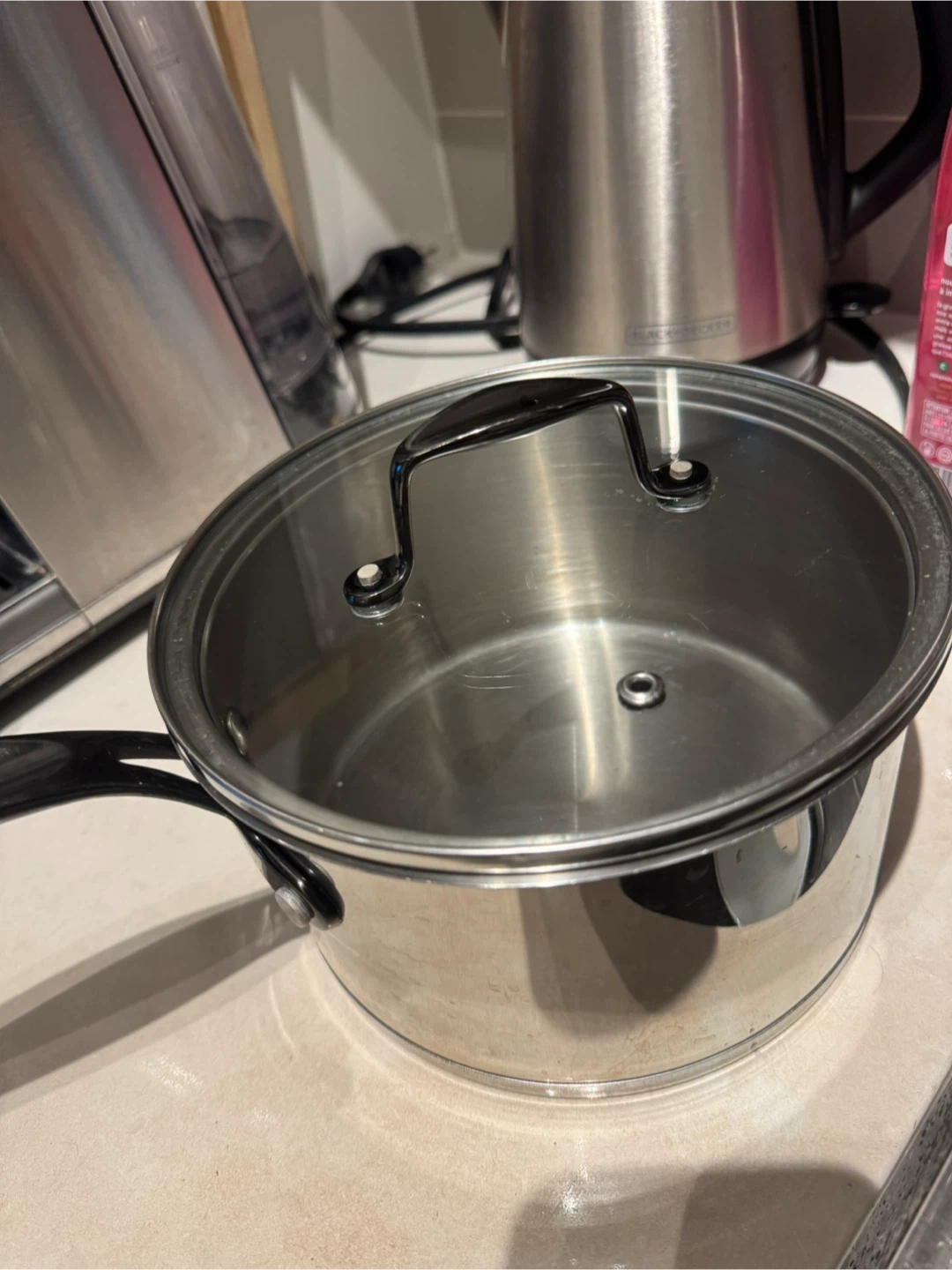 Stainless Steel Saucepan with Lid 2L