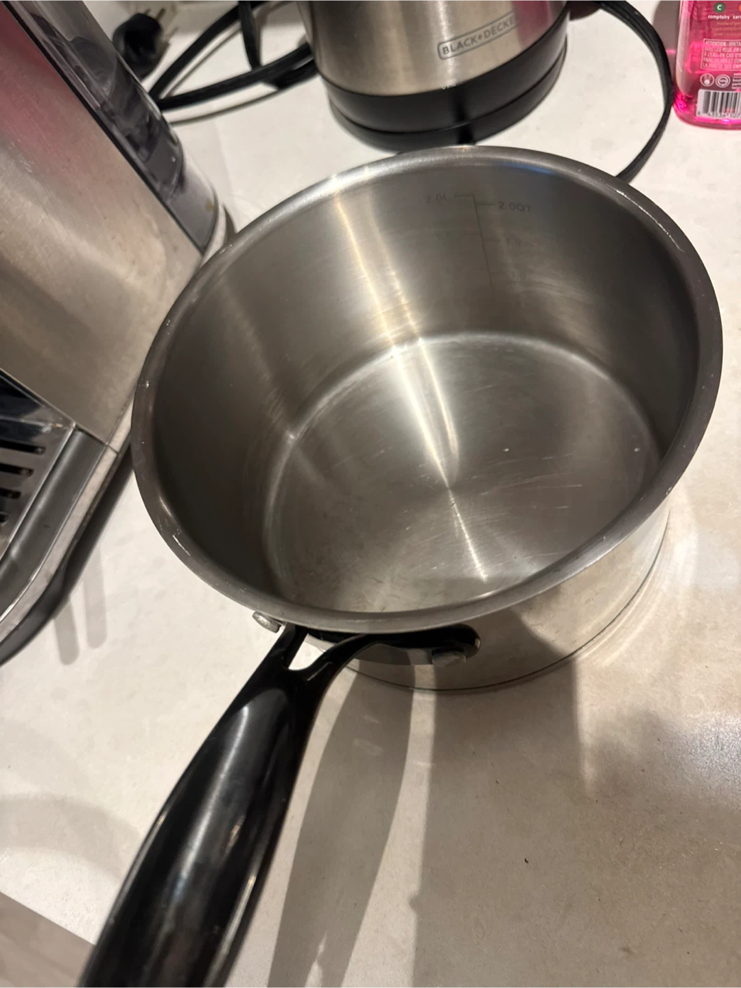 Stainless Steel Saucepan with Lid 2L - photo 2