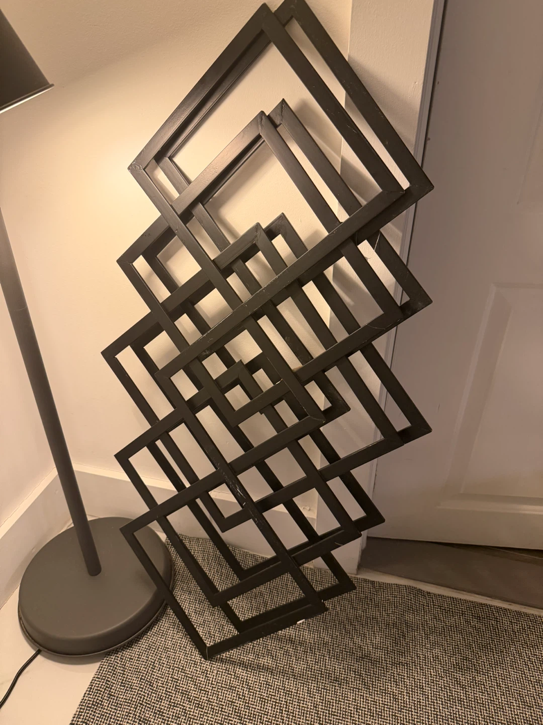 2 Black Diamond Metal Wall Decor