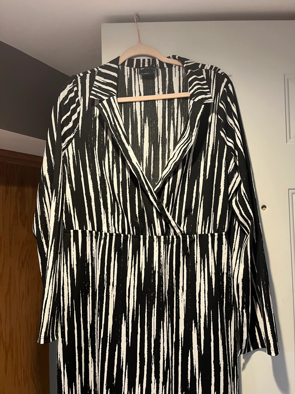 ASOS DESIGN Curve Black and White Dress - photo 3