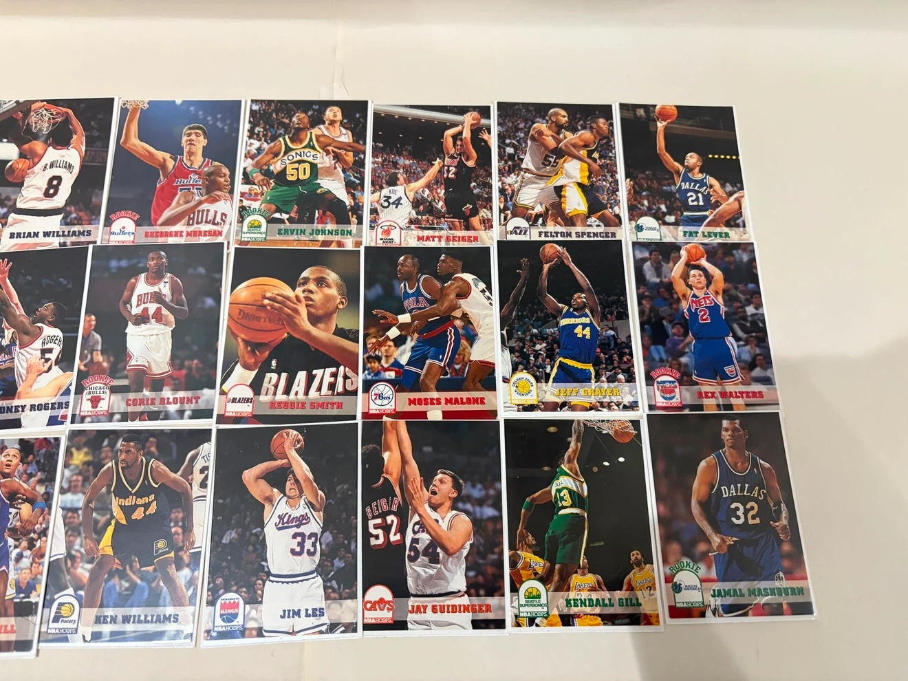 NBA 5th Anniversary card lot