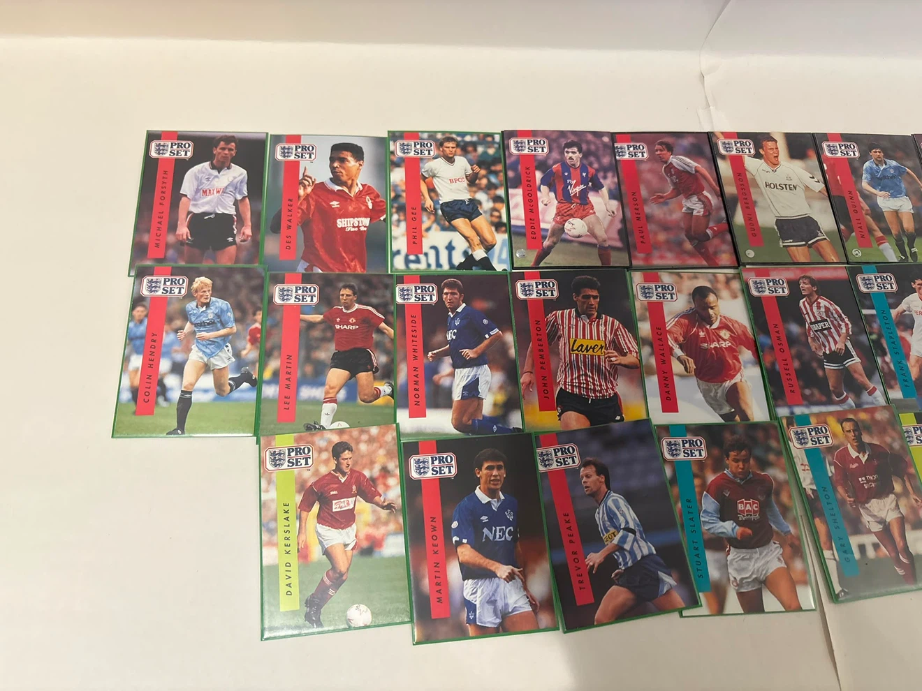 Pro Set soccer card lot - photo 2