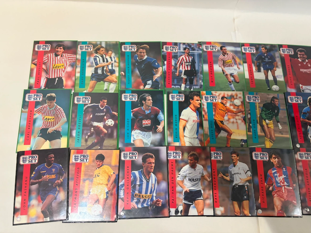 Pro Set soccer card lot - photo 4