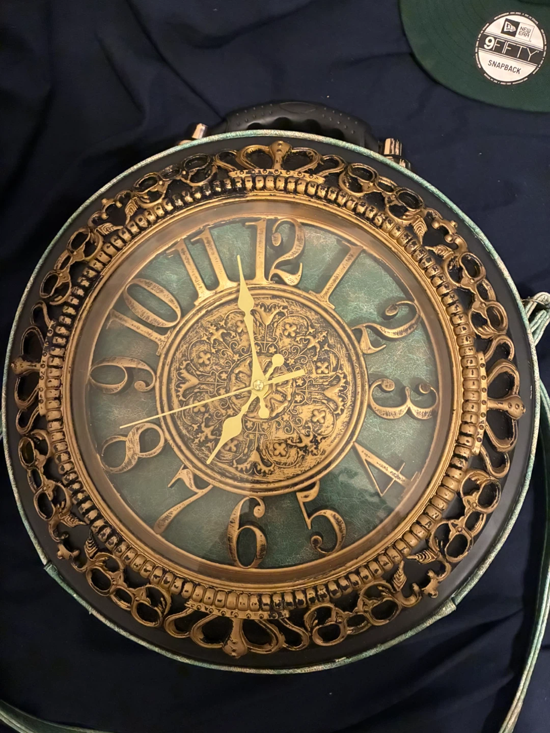 Novelty Clock Round Crossbody Bag