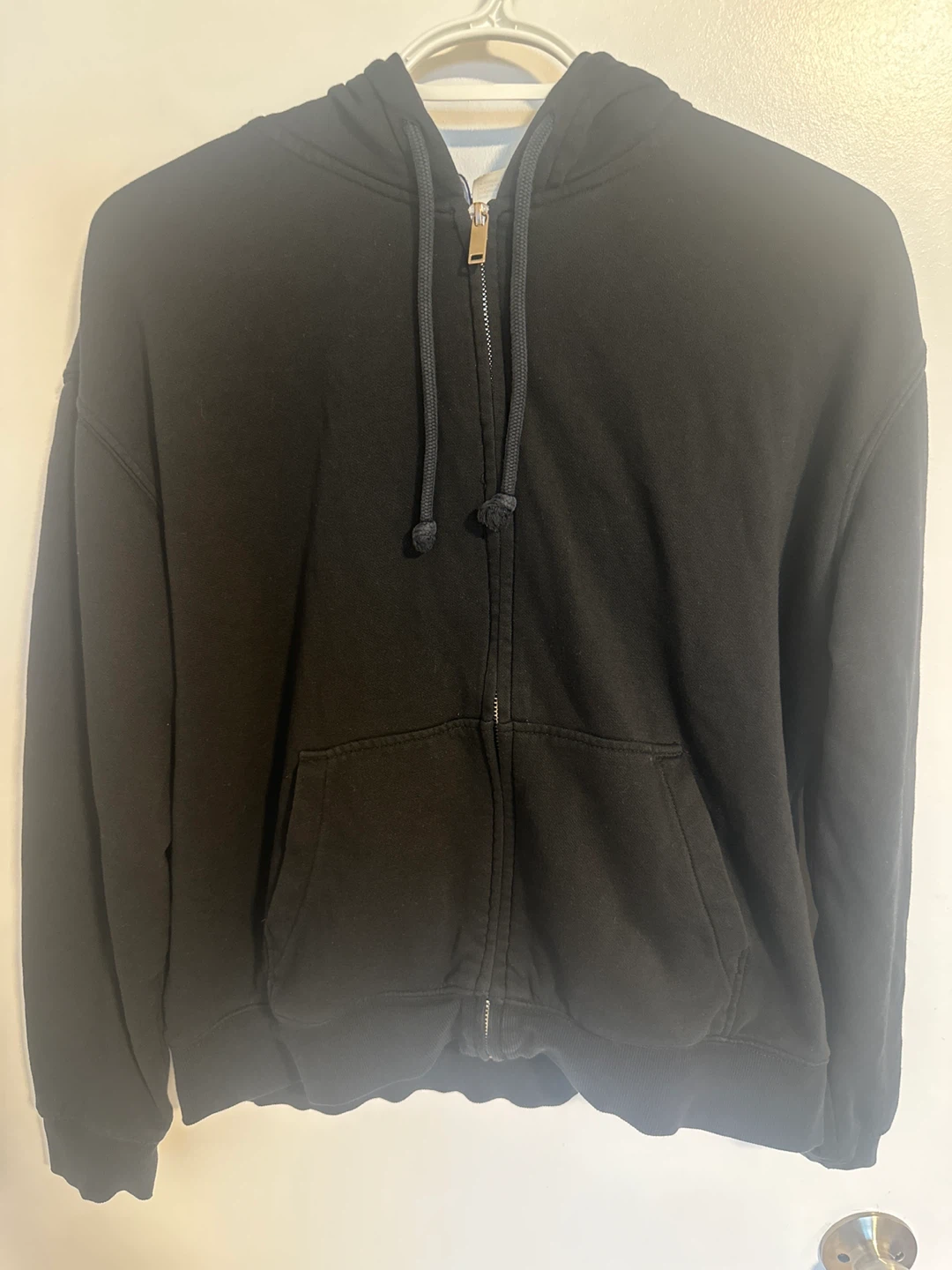 H&M Divided Black Zip-Up Hoodie