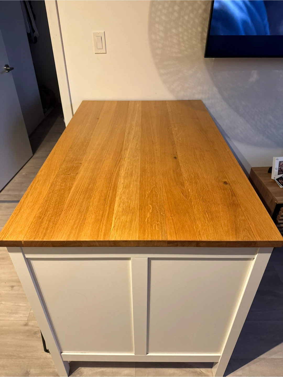 IKEA Kitchen Island with Two Stools - photo 2