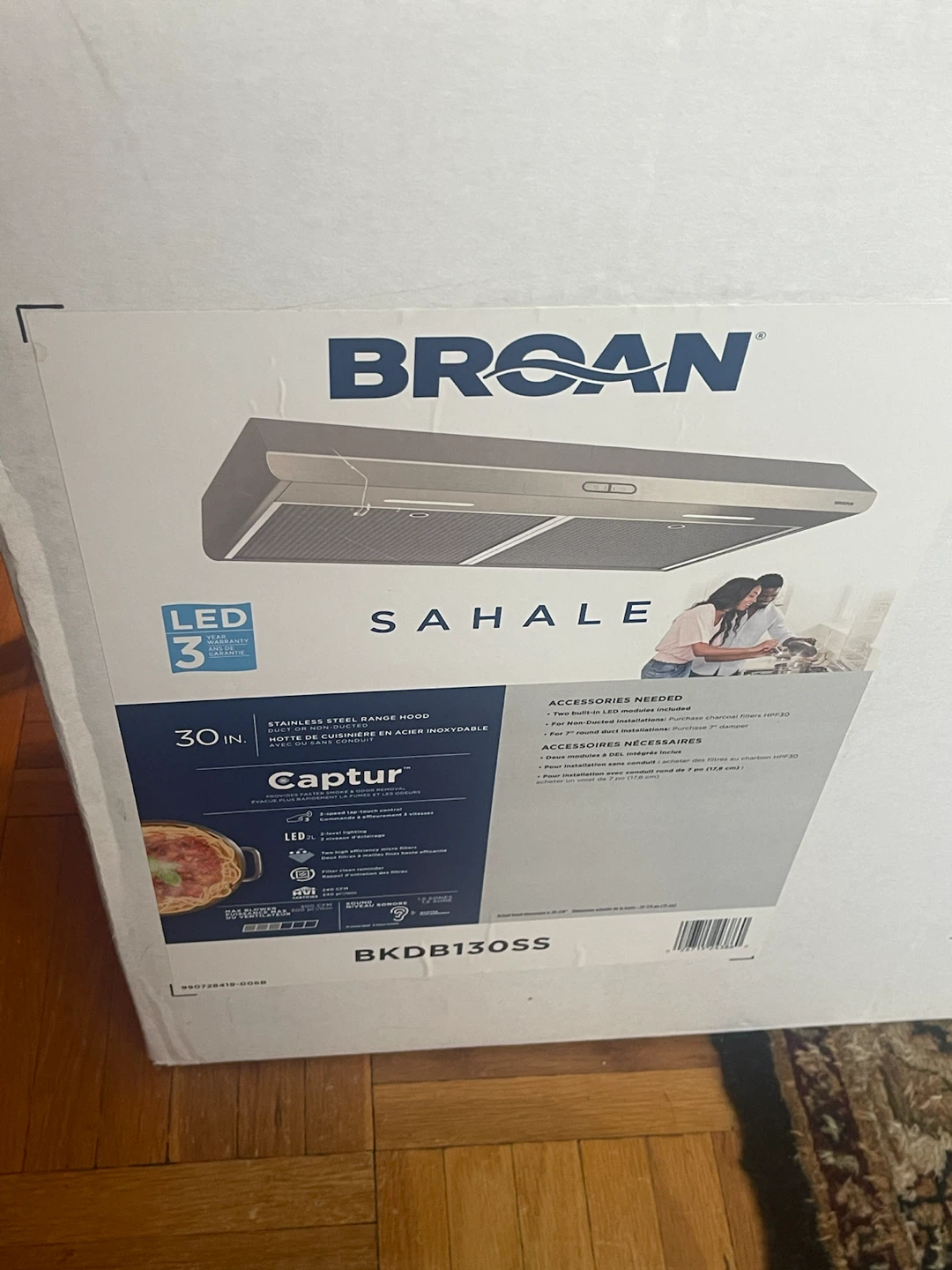 Broan Sahale 30-inch Stainless Steel Range Hood