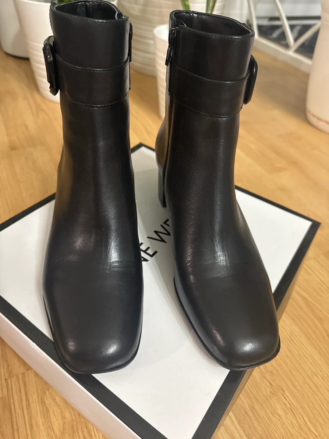 New Nine West Primeo Black Leather Boots - photo 2