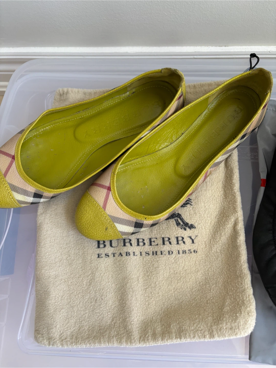 Prada and Burberry Ballet Flats Bundle - photo 2