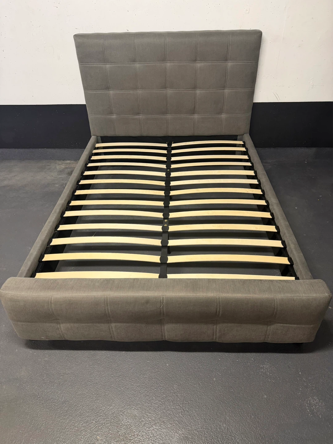 Queen Upholstered Platform Bed Frame