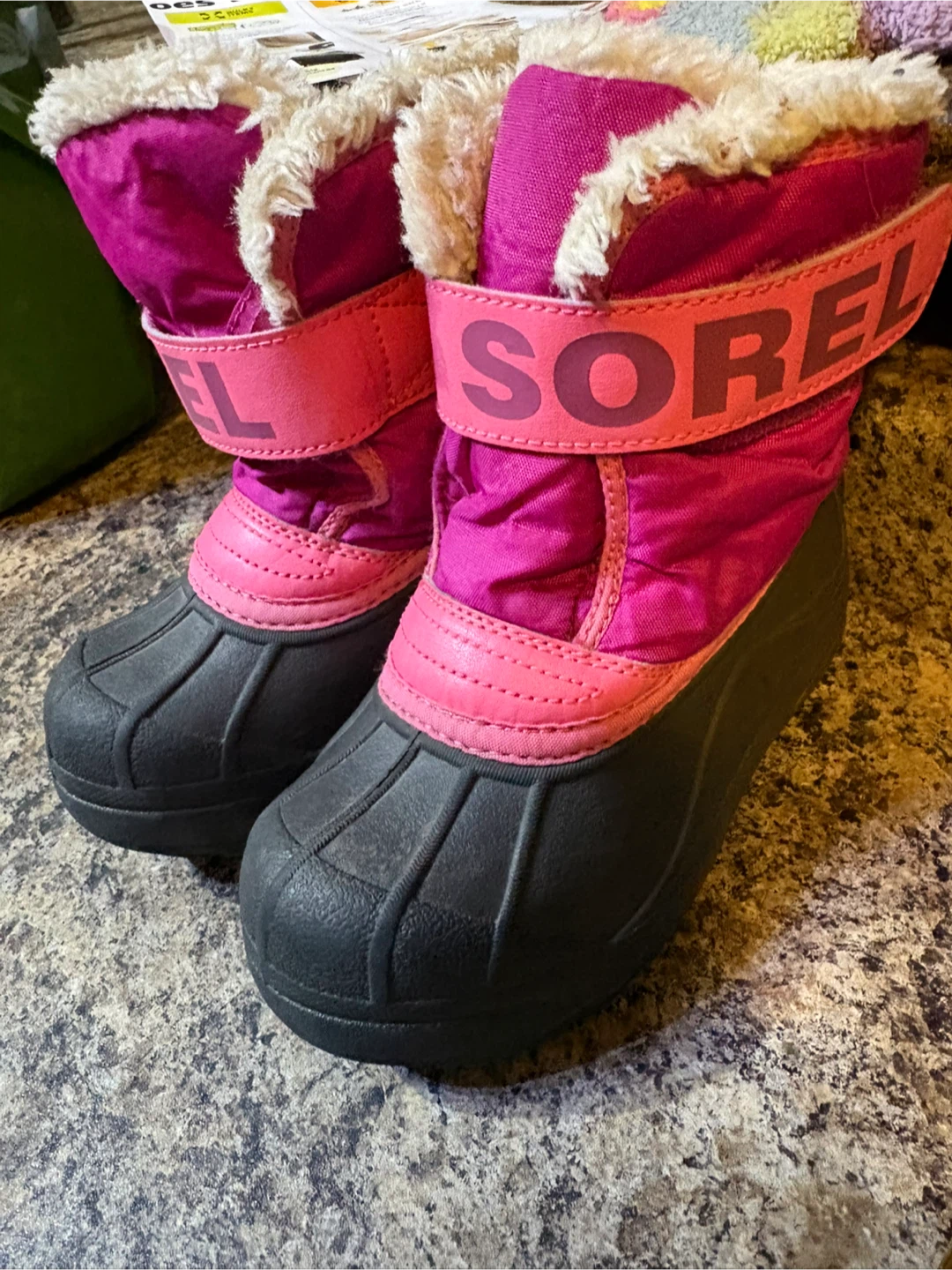 Sorel Winter Boots - Kids Pink Size 11