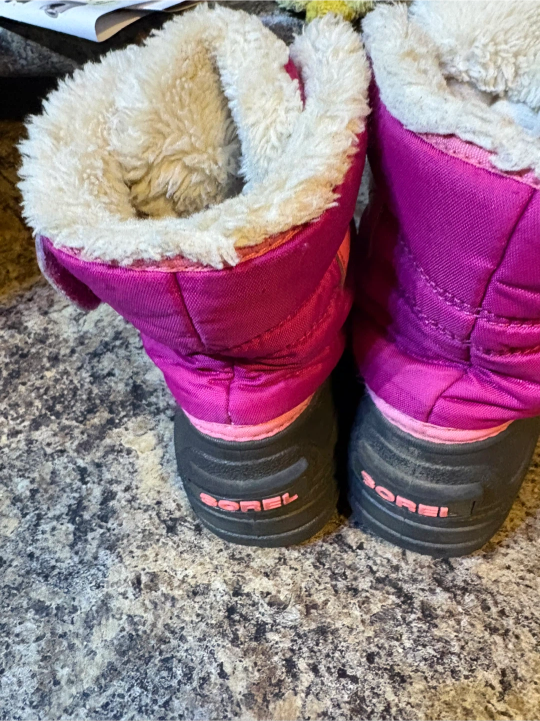 Sorel Winter Boots - Kids Pink Size 11 - photo 2
