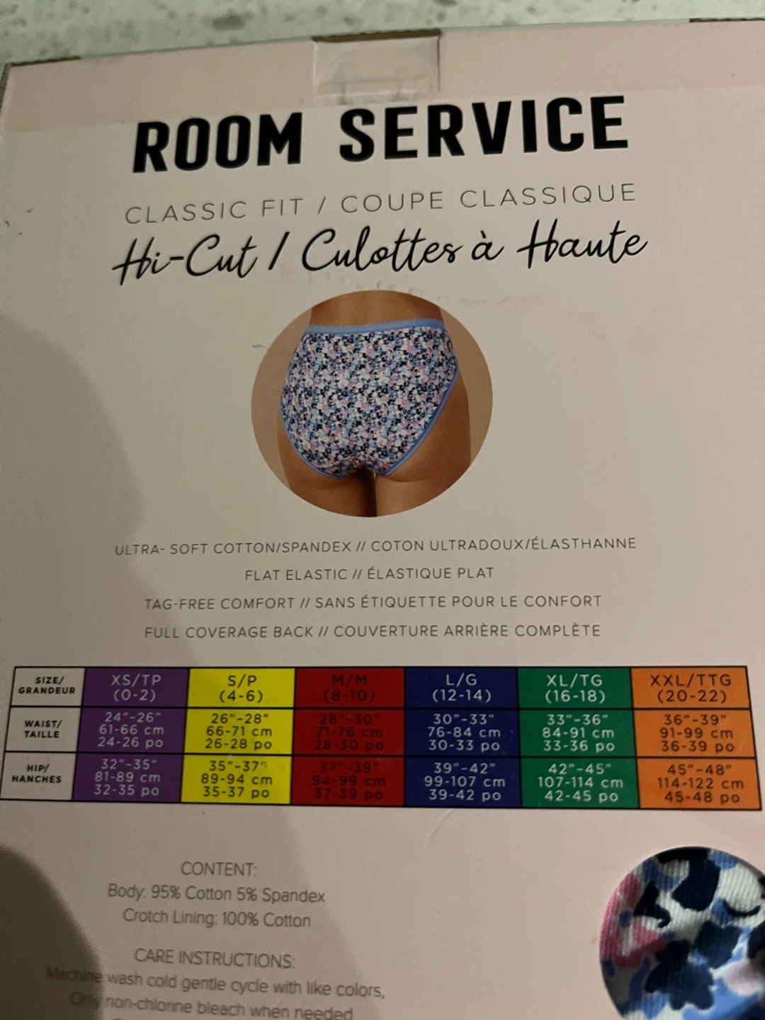 Room Service Hi-Cut Panties 6-Pack - Size Small - photo 5