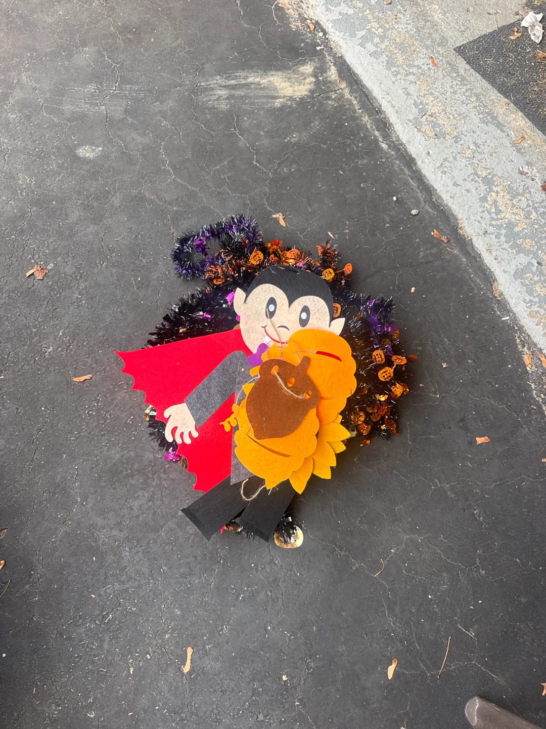 Vampire Halloween Wreath