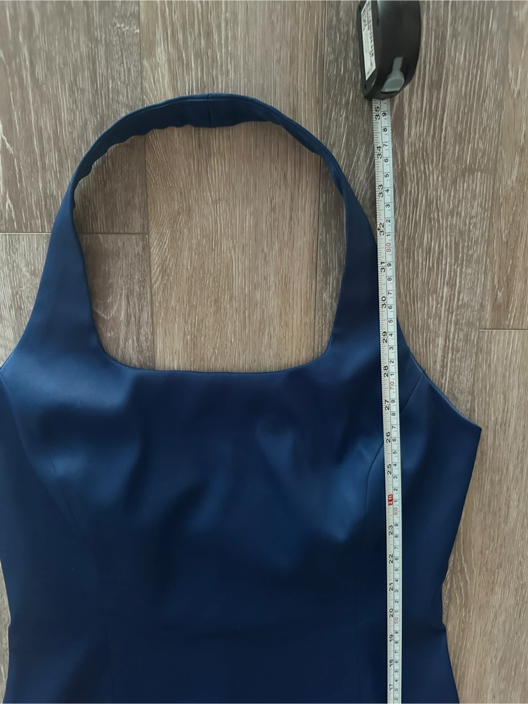 Laundry by Shelli Segal Blue Satin Mini Dress - photo 5