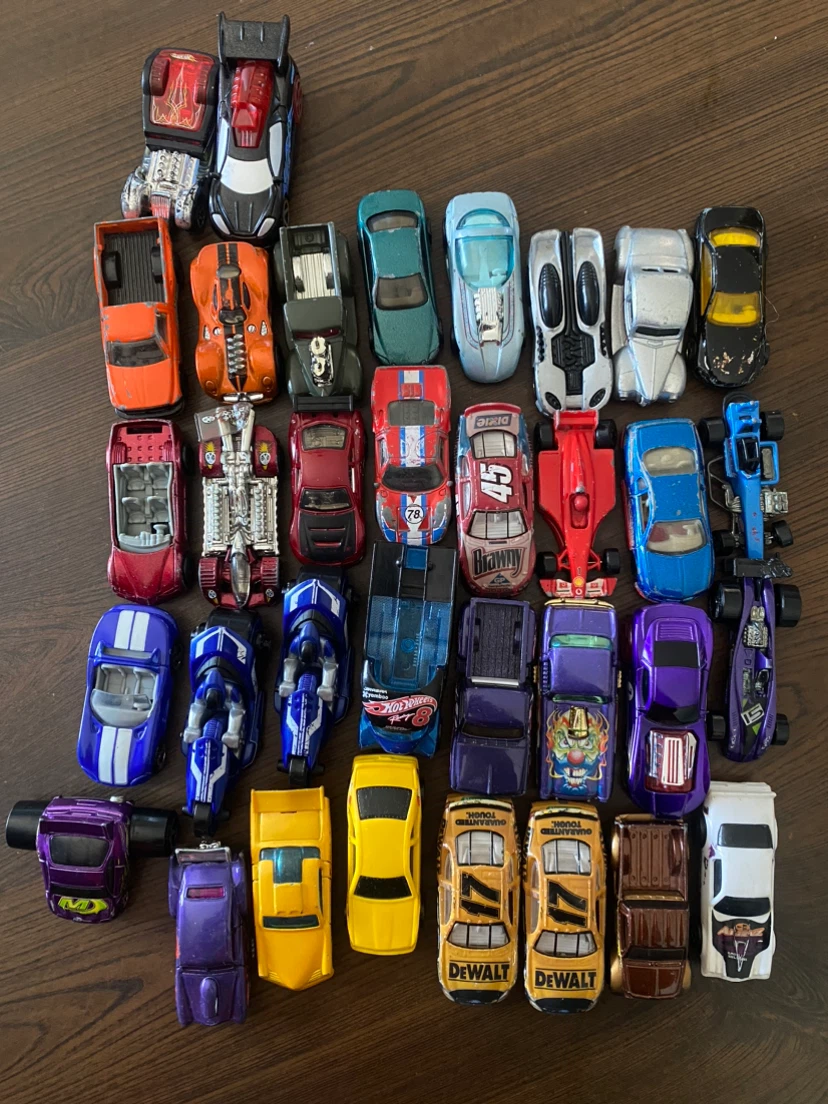 Vintage Hot Wheels Lot (34 Cars) - NASCAR, Tuners, Gimmick Cars