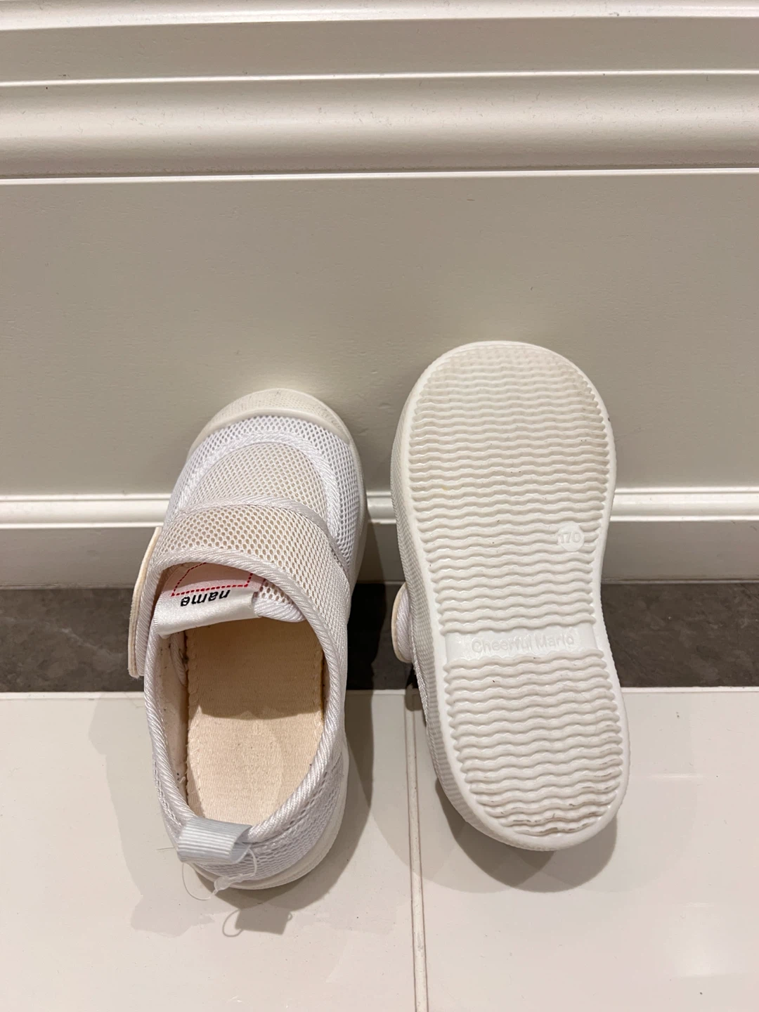 Cheerful Mario White Kids Shoes - photo 2