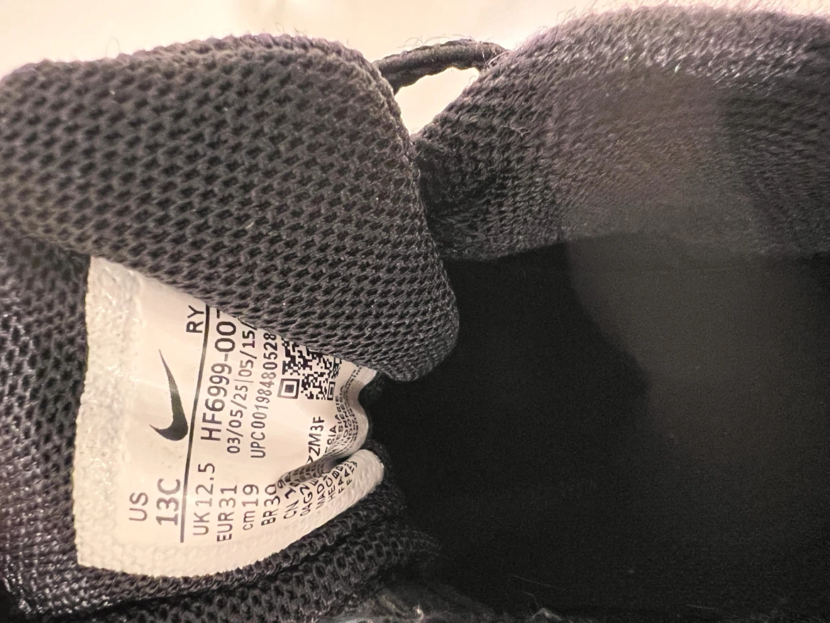 Nike Kids Running Shoes Black Size 13C - photo 3