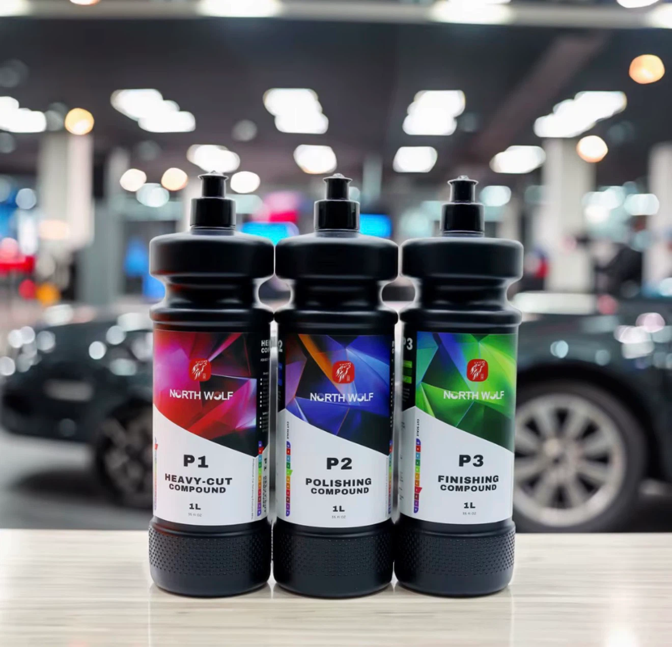 North Wolf Car Polishing Compounds P1 P2 P3 - photo 3