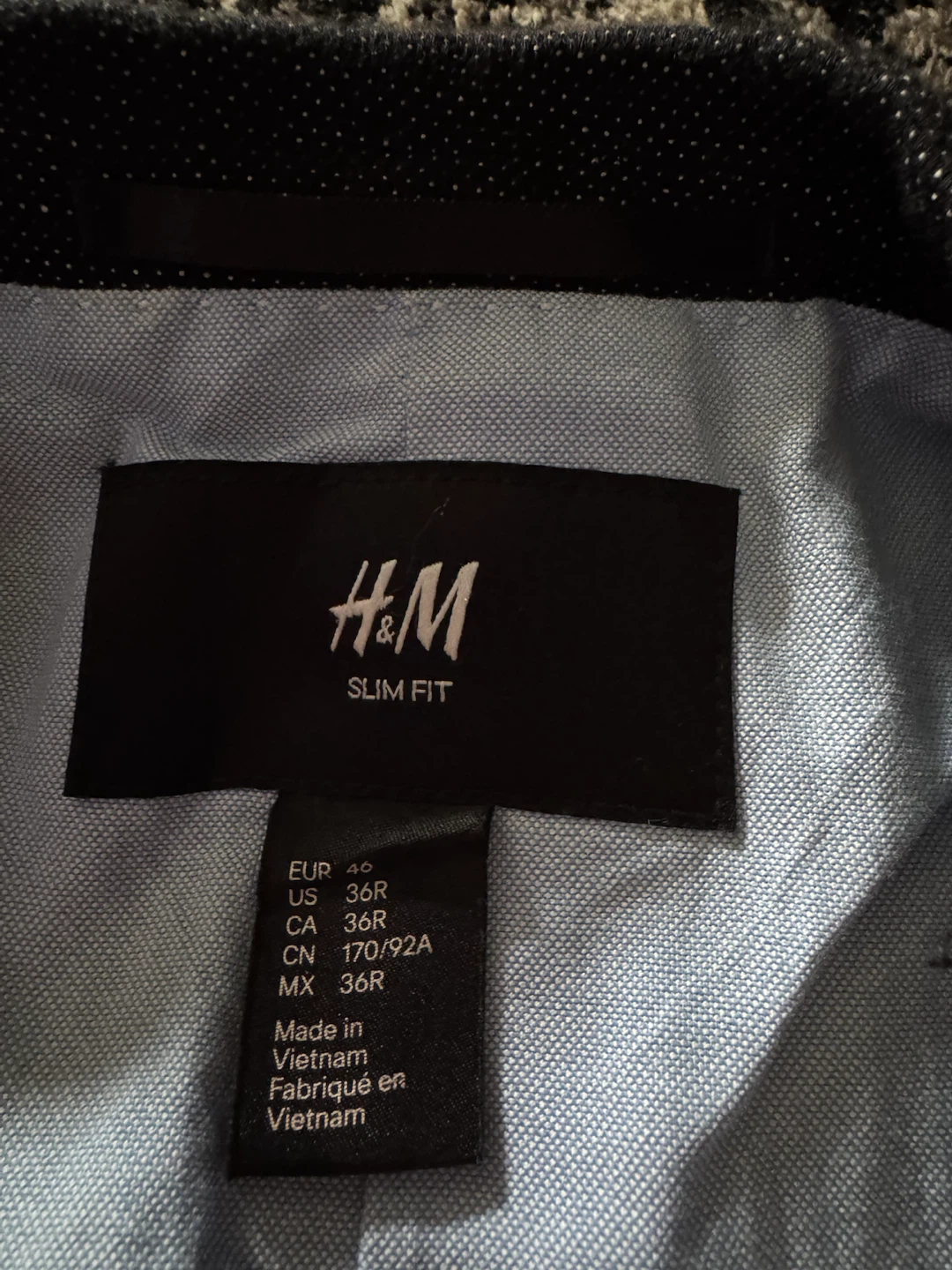 H&M Slim Fit Blazer 36R