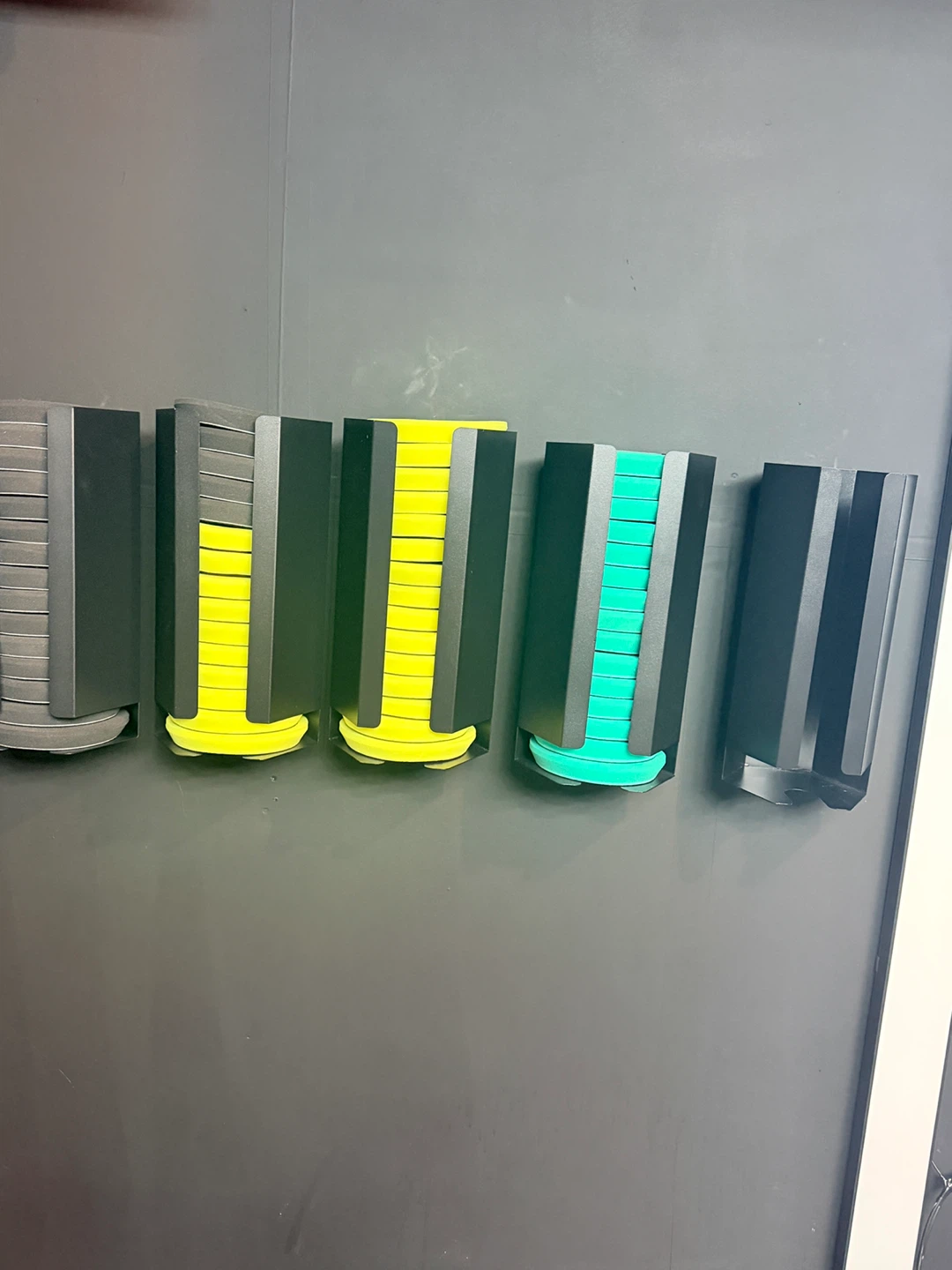 Set of 5 Wall-Mounted Gym Plate Holders - photo 2