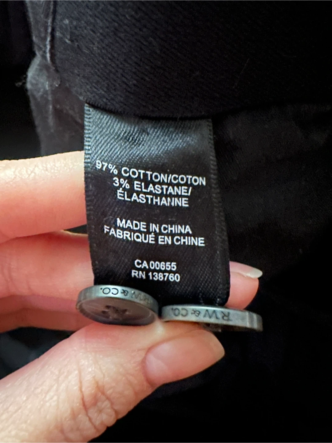 RW&CO. Slim Fit Pants Black 29x32 - photo 5