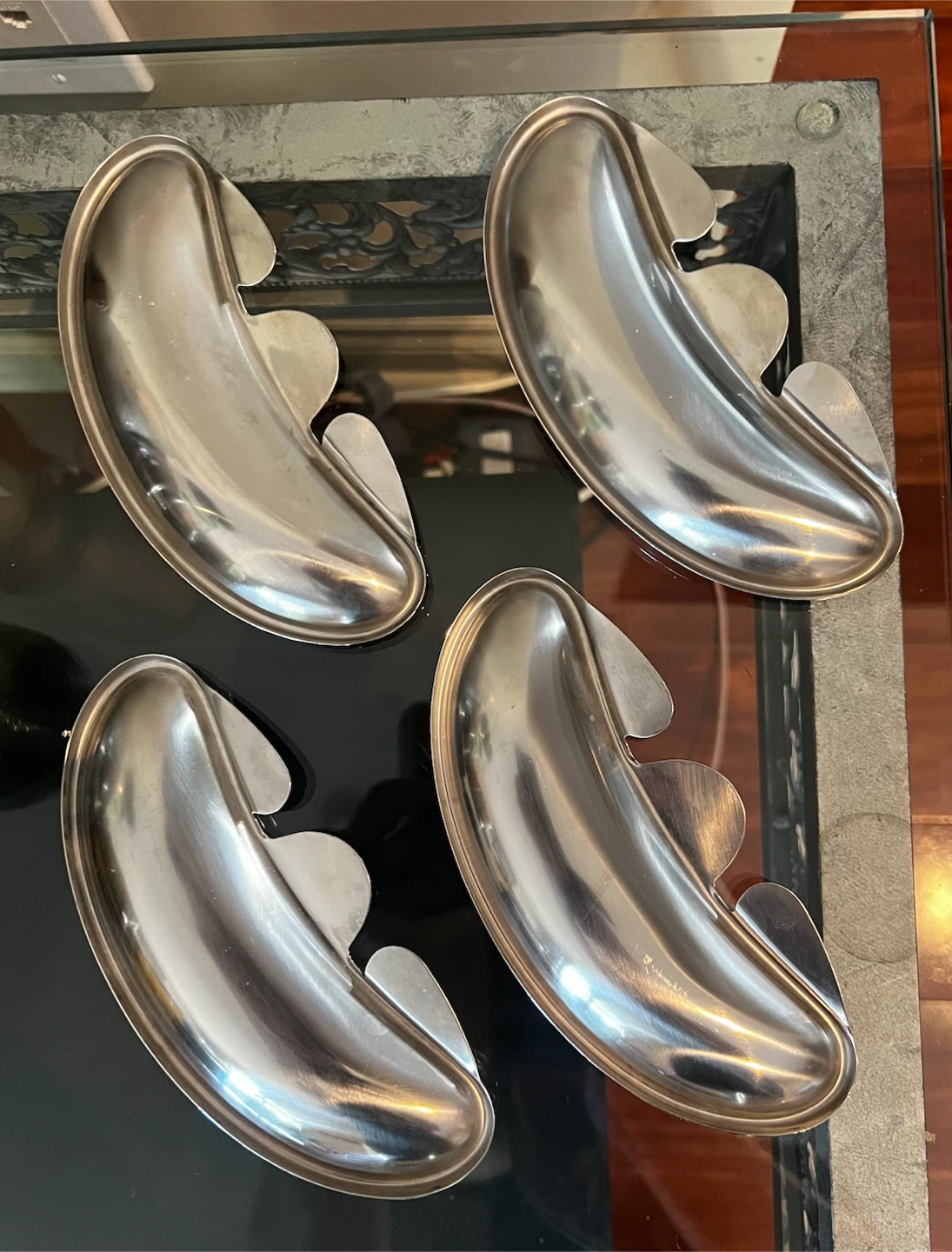 Set of 4 Fissler Coronal 18/8 Stainless Steel Dishes - photo 2