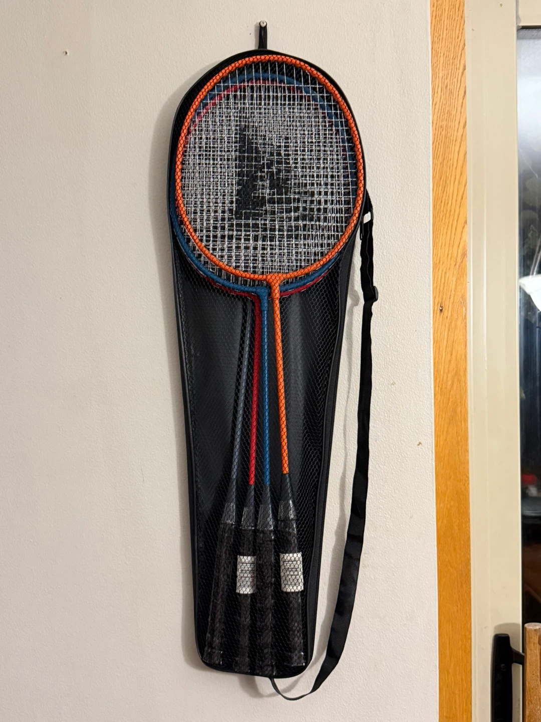 Set of 4 Badminton Rackets with Carrying Case
