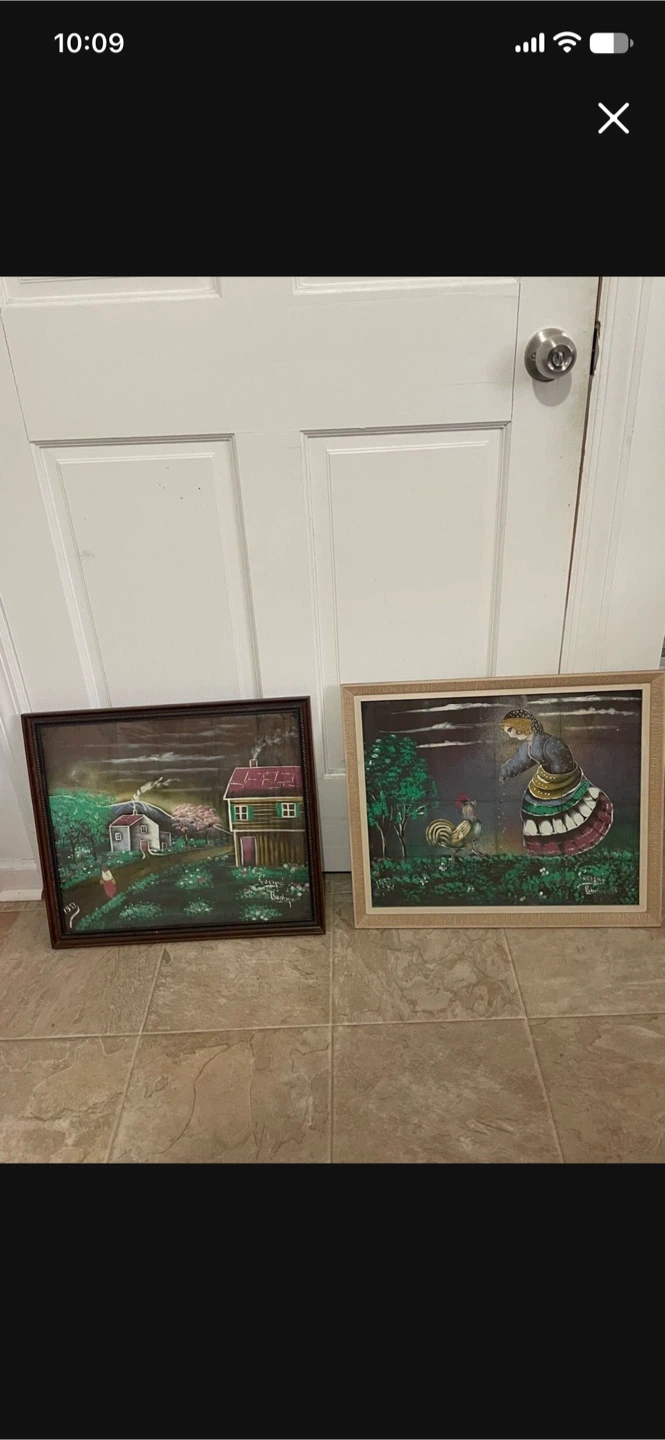 2 signed paintings