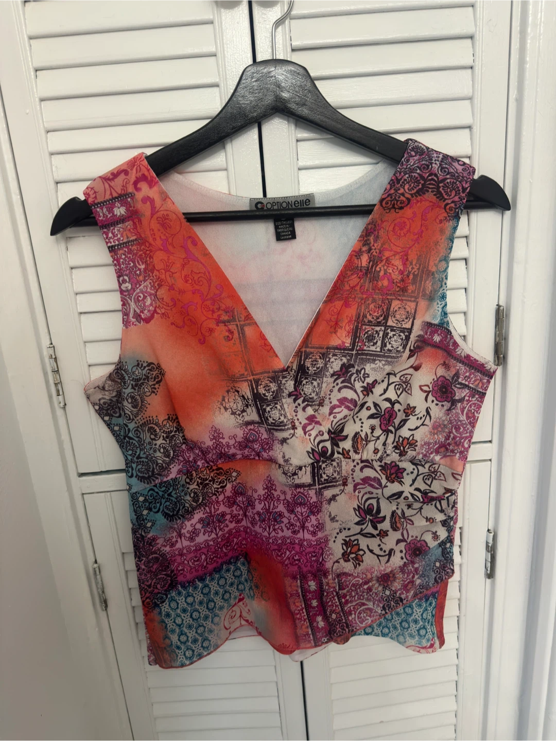 y2k Option Elle Sleeveless Top Size 1