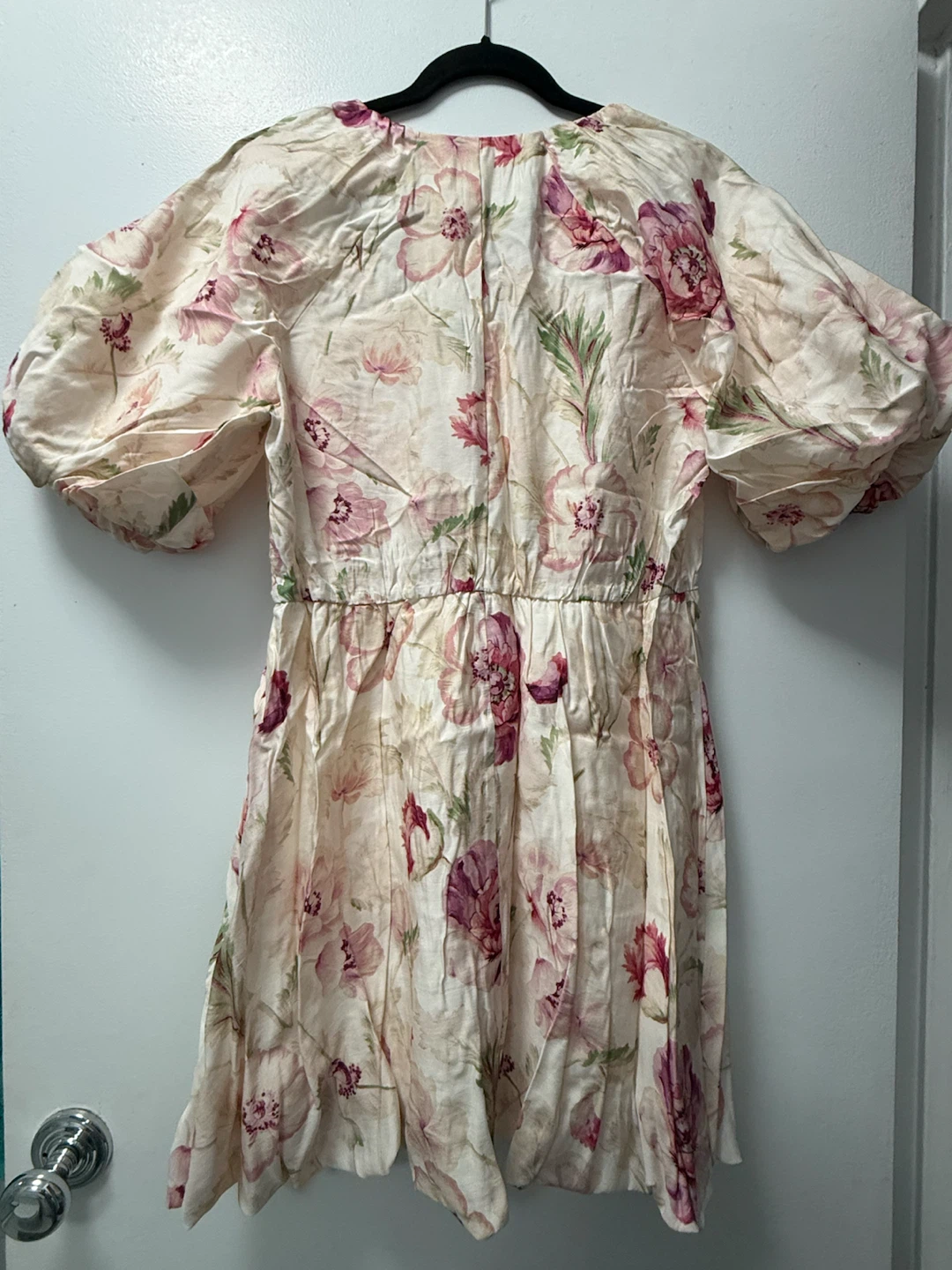 H&M Floral Puff Sleeve Mini Dress - photo 2