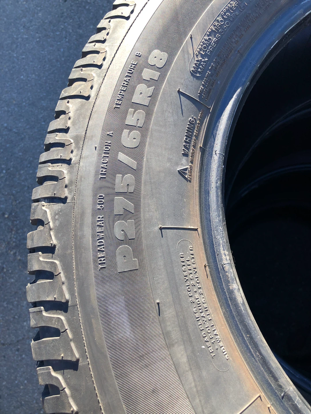 275/65R18 Michelin LTX A/T2 Tires - photo 3