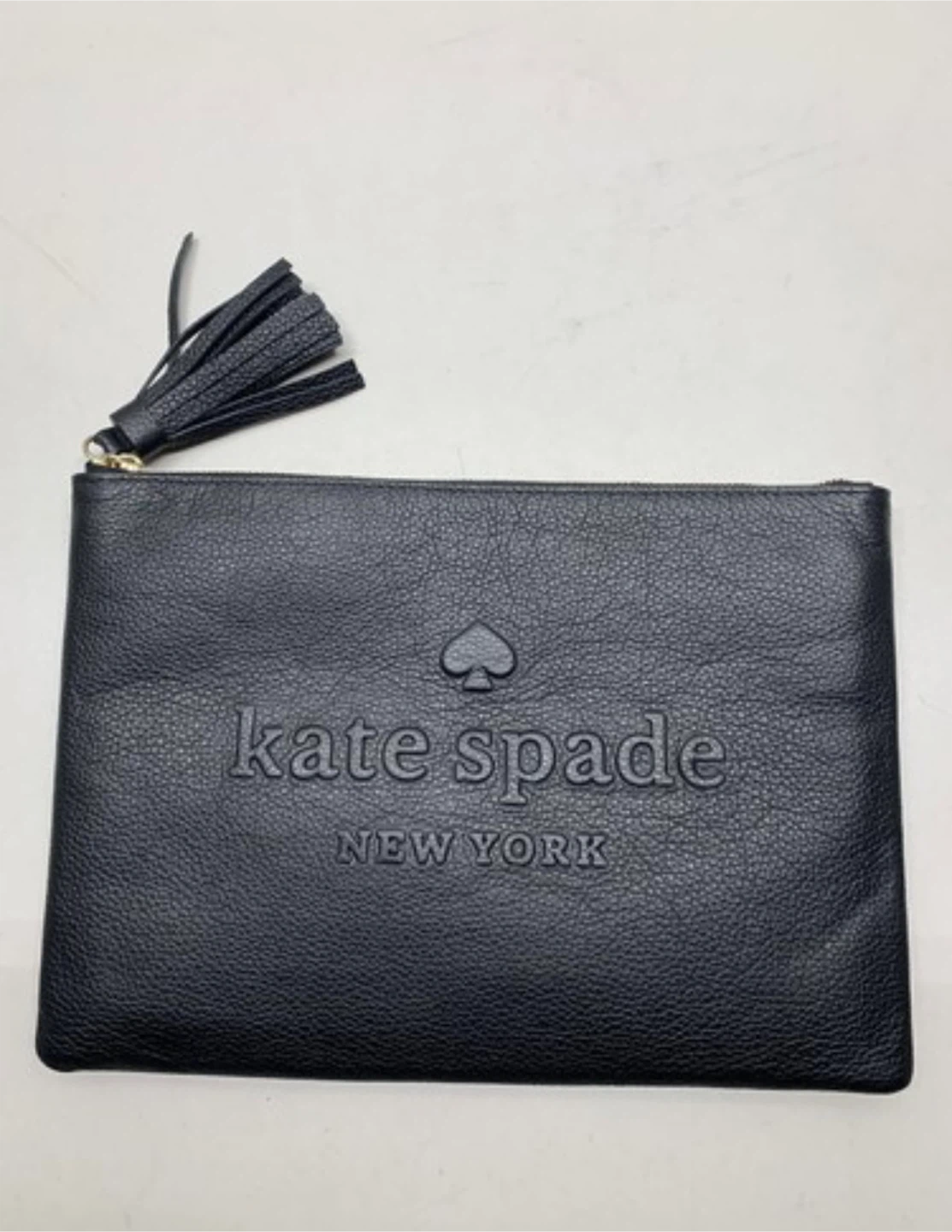 Kate Spade New York Black Leather Clutch