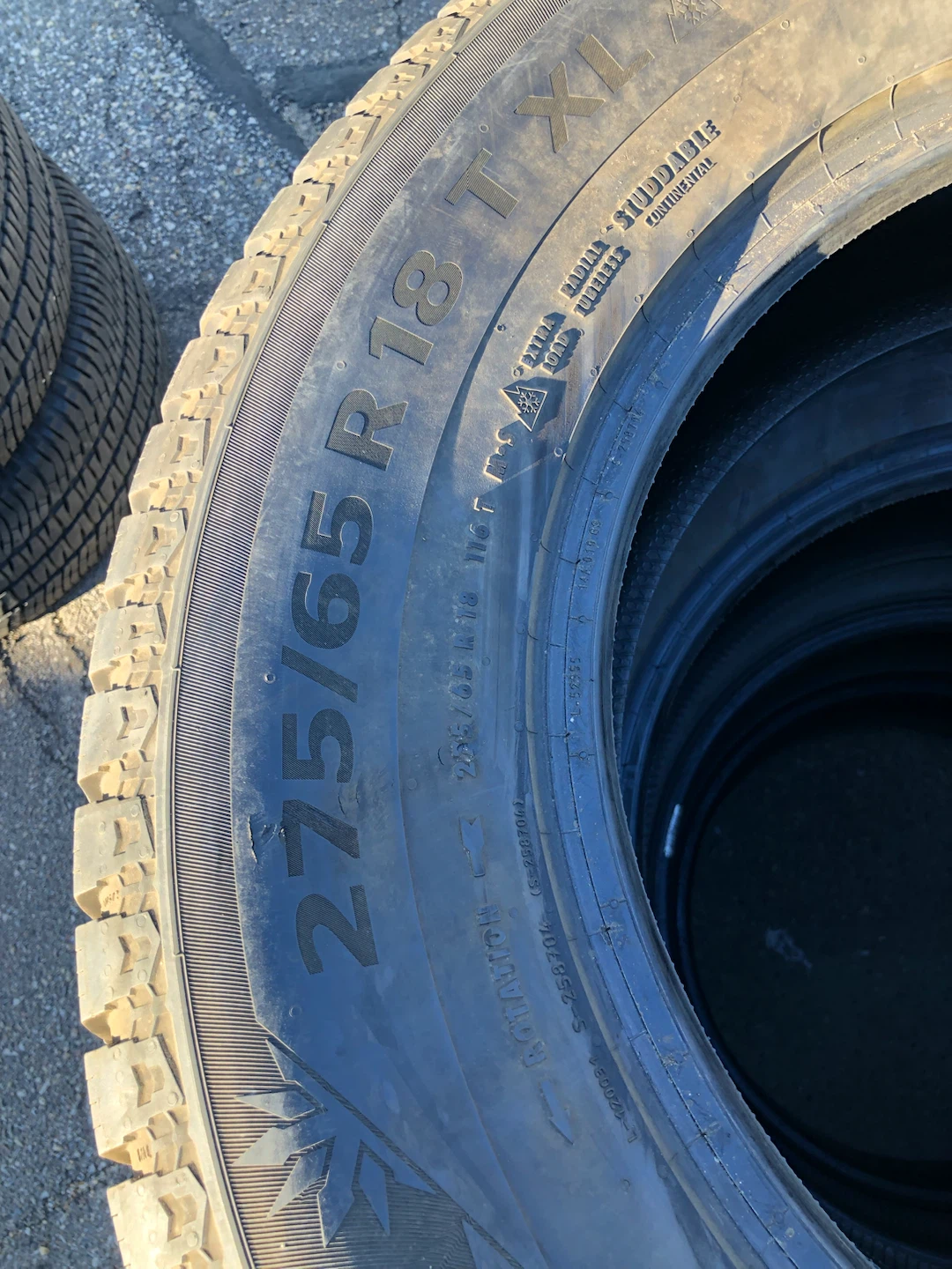275/65R18 Continental IceContact XTRMStudded Tires - photo 4