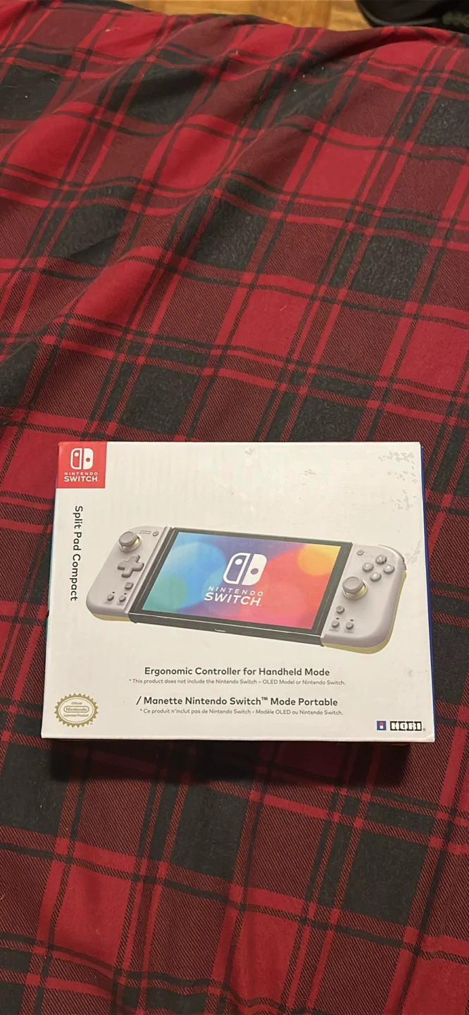 HORI Split Pad Compact for Nintendo Switch - Light Gray/Yellow