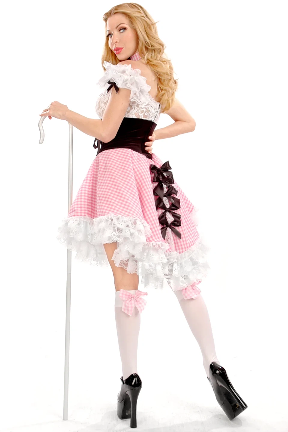 Vintage 2006 - Little Bo Peep Costume with sheep bag and crook - photo 2